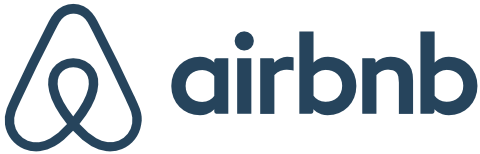 Airbnb logo. Fort Walton Beach property management services by iTrip include listing properties on Airbnb.