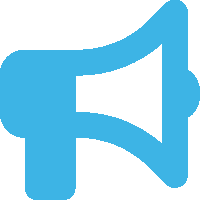 Bullhorn icon representing the marketing resources you'll access with Fort Walton Beach property management services